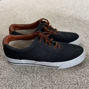 Lauren Ralph Lauren Veeta Stylish Black and Brown Sneakers